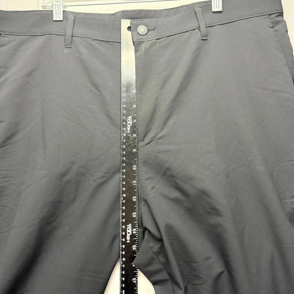 Banana Republic Chino Pant Mens 40x34 Black Active Tech Straight Fit Performance